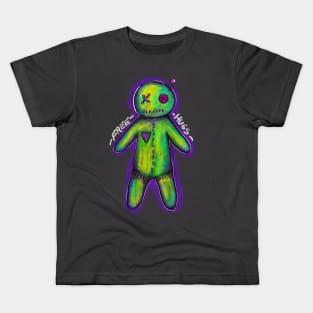 Voodoo Doll Free Hugs Spooky Friend Kids T-Shirt